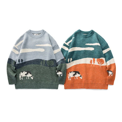 Cottage Core Field Sweater