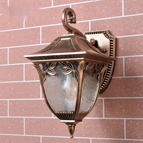 European-style Waterproof Antique Outdoor Wall Lamp Balcony Corridor Corridor Retro