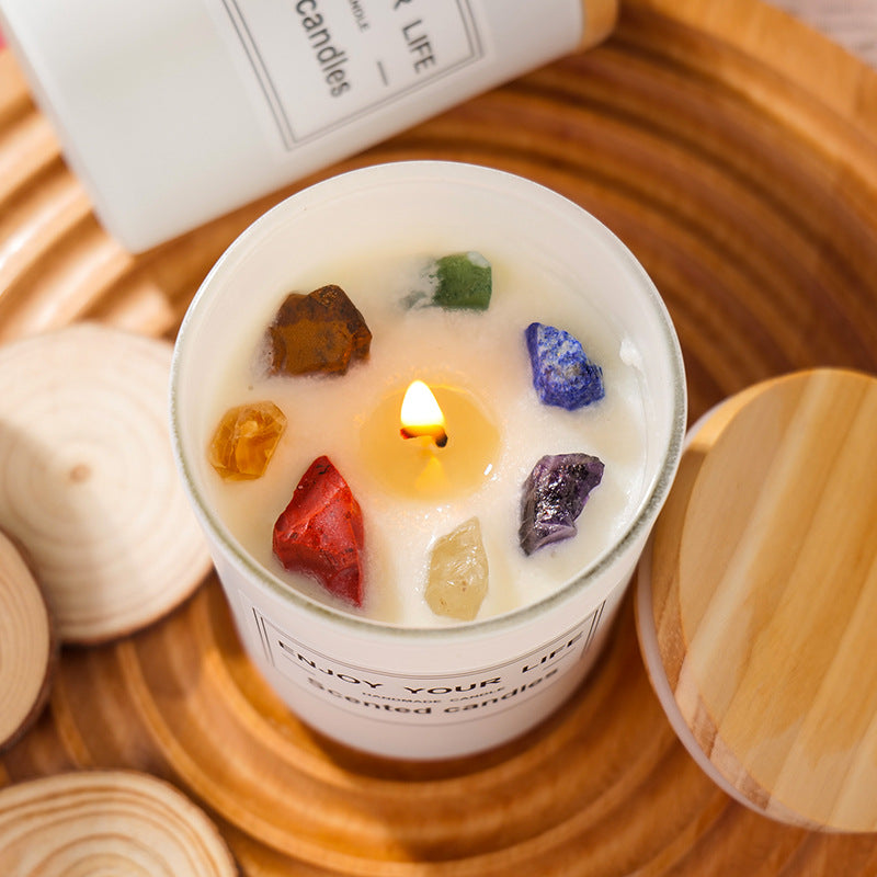 Natural Crystal Soy Wax Candles