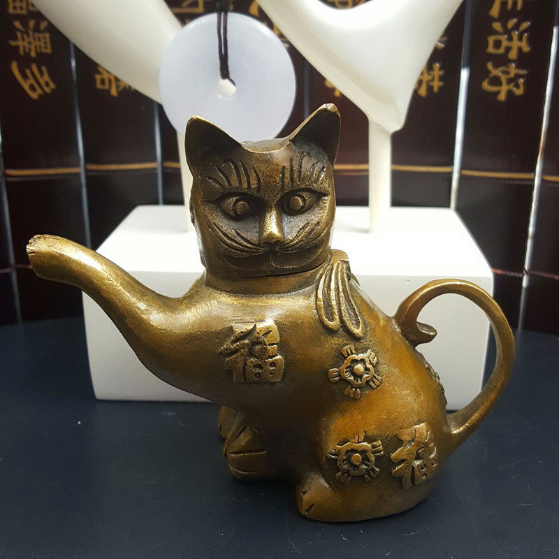 Lucky cat pot teapot