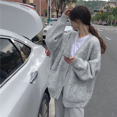Oversized Rainy Day Cardigan