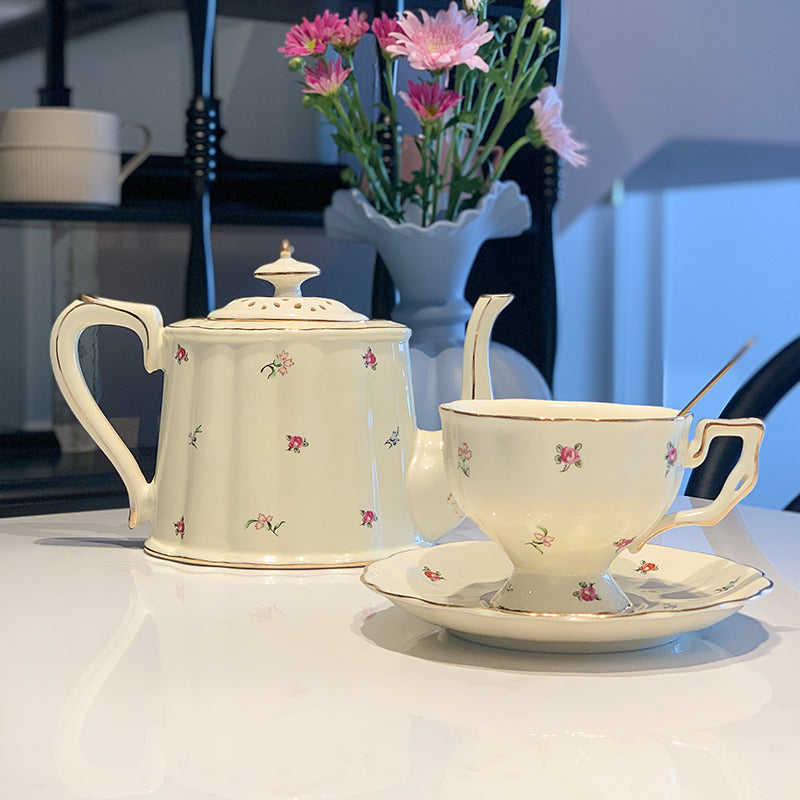 French Floral Afternoon Tea Teapot