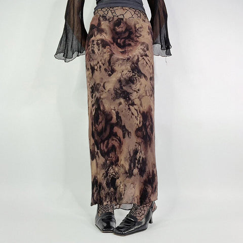 Sally’s Magical Rose Print Skirt