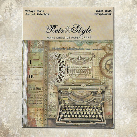 Vintage Style Scrapbook and Journaling Paper