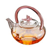 Butterfly Clear Glass Teapot