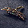 Vintage Style Dragonfly Brooch
