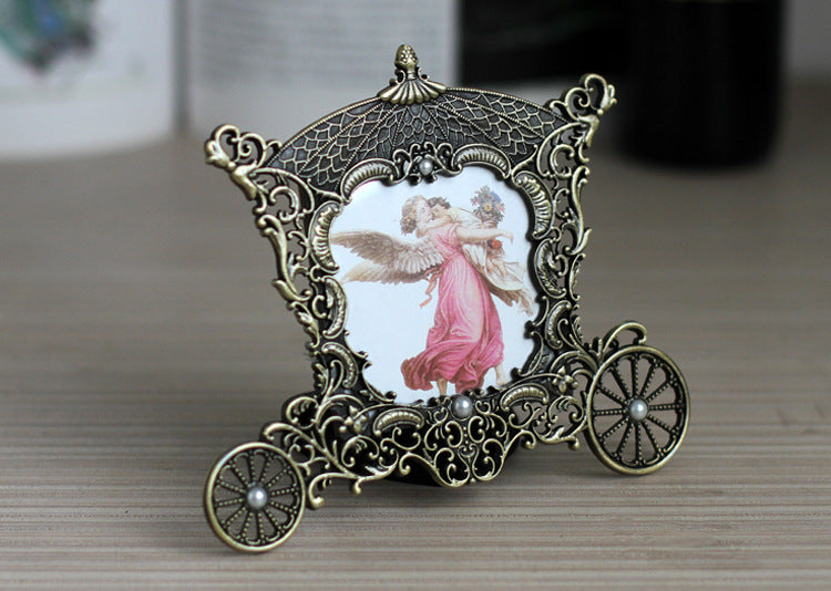 Copper Carriage Photo Frame