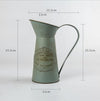 Nordic Antique Iron Vase Succulent Flower Pot Dried Flower Decorative Vase Can Be Customized