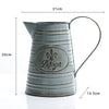 Nordic Antique Iron Vase Succulent Flower Pot Dried Flower Decorative Vase Can Be Customized