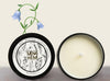 Simple Candles in a Black Tin