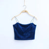 Practically Magic Velvet Crop Top