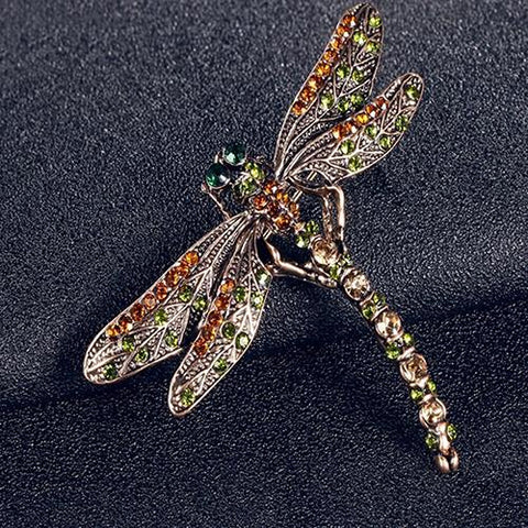 Vintage Style Dragonfly Brooch