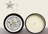 Simple Candles in a Black Tin