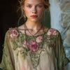 Rose Linen Blouse
