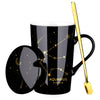 Astrological Sign Cup with Lid and Spoon Gift Set