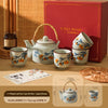 Retro Teapot And Teacup Set