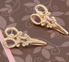 Vintage Scissors Stud Earrings