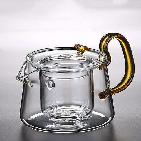 Clear Glass Heat-resistant Teapot