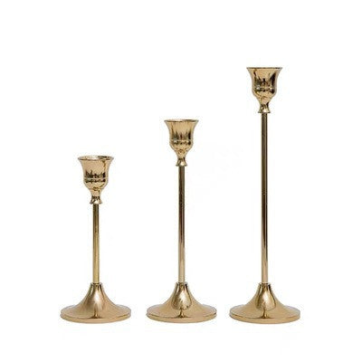 Golden Candle Holder