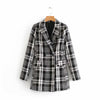 Double-breasted Fitted Blazer