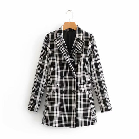 Double-breasted Fitted Blazer