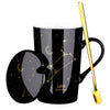 Astrological Sign Cup with Lid and Spoon Gift Set