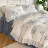 French Lace Cotton Four Piece Bedding Set