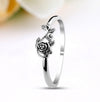 Silver Rose Ring