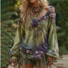 Rose Linen Blouse