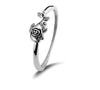 Silver Rose Ring