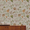 Butterfly And Tropical Plant Self-adhesive TV Background Wallpaper