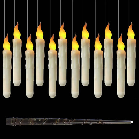 Floating Candles with Magic Wand Remote