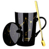Astrological Sign Cup with Lid and Spoon Gift Set