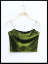 Practically Magic Velvet Crop Top