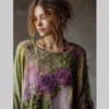 Rose Linen Blouse