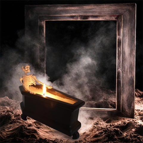 Bubble Bath Skeleton Candle