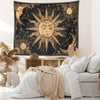Yin Yang Moon Sun Tapestry