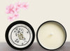 Simple Candles in a Black Tin
