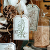 Floral Wooden Stamp