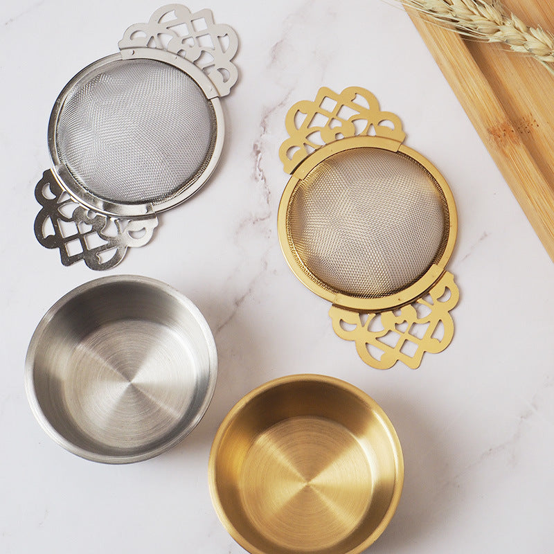Stainless Steel Lace Tea Filter